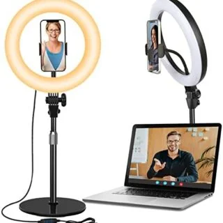 UBeesize LED Video Light Kit, 2Pcs Dimmable Continuous Portable Photography  Lighting with Adjustable Tripod Stand & 5 Color Filters for
